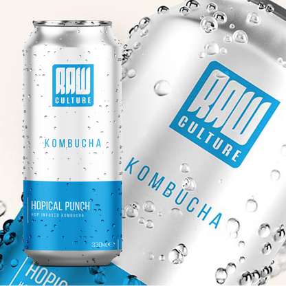Raw Culture Trade - Hopical Punch Kombucha 12 x 330ml cans